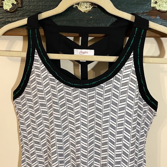 2/$25 Candie’s Lattice Cutout Back Tank Top - Picture 3 of 9